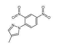 1-(2,4-dinitrophenyl)-4-methylpyrazole Structure