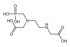 2-[2-[carboxymethyl(phosphonomethyl)amino]ethylamino]acetic acid Structure