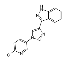 3-[1-(6-chloropyridin-3-yl)-1H-1,2,3-triazol-4-yl]-1H-indazole Structure