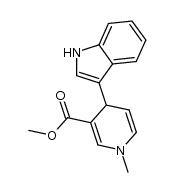 methyl 4-(1H-indol-3-yl)-1-methyl-1,4-dihydropyridine-3-carboxylate Structure