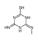 1,3,5-Triazine-2(1H)-thione,4-amino-6-(methylamino)-(9CI) Structure