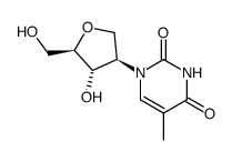 1,4-ANHYDRO-2-DEOXY-2-(THYMIN-1-YL)-D-ARABINITOL结构式