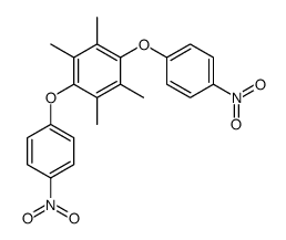 1,2,4,5-tetramethyl-3,6-bis(4-nitrophenoxy)benzene Structure