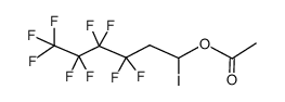 3,3,4,4,5,5,6,6,6-nonafluoro-1-iodohexyl acetate Structure