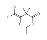 ethyl 4-chloro-3,4-difluoro-2,2-dimethylbut-3-enoate Structure