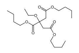 tributyl 2-ethoxypropane-1,2,3-tricarboxylate Structure