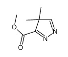 4H-Pyrazole-3-carboxylicacid,4,4-dimethyl-,methylester(9CI)结构式