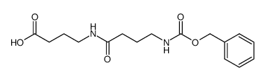 4-(4-(((benzyloxy)carbonyl)amino)butanamido)butanoic acid Structure