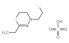 N-[(E)-butan-2-ylideneamino]-2-chloro-N-(2-chloroethyl)ethanamine,perchloric acid结构式