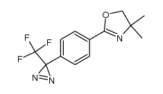 3-[(4,4-dimethyl-2-oxazolyl)phenyl]-3-trifluoromethyl-3H-diazirine Structure