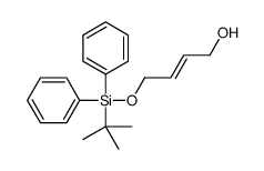 4-[tert-butyl(diphenyl)silyl]oxybut-2-en-1-ol结构式