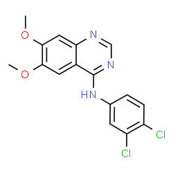 N-(3,4-Dichlorophenyl)-6,7-dimethoxy-4-quinazolinamine structure