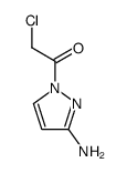 1H-Pyrazol-3-amine, 1-(chloroacetyl)- (9CI) Structure