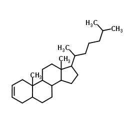 Cholest-2-ene Structure