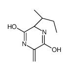 2,5-Piperazinedione,3-methylene-6-(1-methylpropyl)-,[S-(R*,R*)]-(9CI) structure