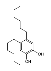 4,5-dihexylbenzene-1,2-diol Structure