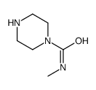 N-甲基-1-哌嗪羧酰胺结构式