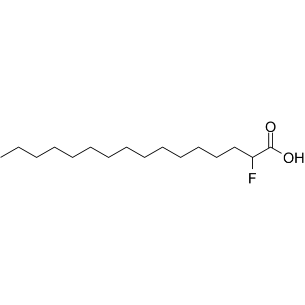 2-Fluorohexadecanoic acid structure