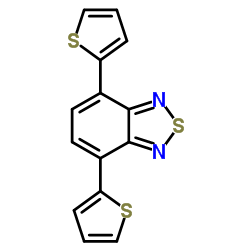 4,7-dithien-2-yl-2,1,3-benzothiadiazole structure