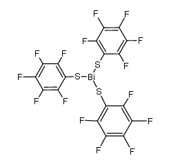 tris((perfluorophenyl)thio)bismuthine结构式
