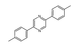 2,5-di-(4-methylphenyl)pyrazine Structure