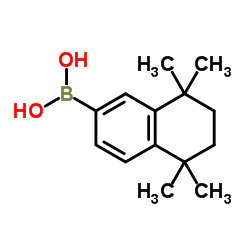 (5,5,8,8-TETRAMETHYL-5,6,7,8-TETRAHYDRONAPHTHALEN-2-YL)BORONIC ACID Structure