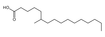 6-methylhexadecanoic acid结构式