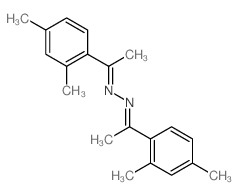 1-(2,4-dimethylphenyl)-N-[1-(2,4-dimethylphenyl)ethylideneamino]ethanimine结构式