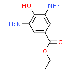 Benzoic acid, 3,5-diamino-4-hydroxy-, ethyl ester (9CI) structure