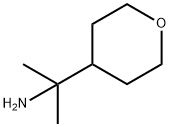 2-(四氢-2H-吡喃-4-基)丙烷-2-胺结构式