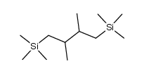 meso-2,3-dimethyl-1,4-bis(trimethylsilyl)butane Structure