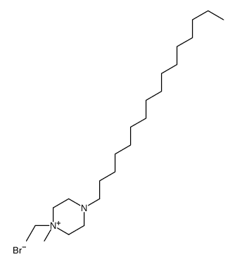 1-ethyl-4-hexadecyl-1-methylpiperazin-1-ium,bromide结构式