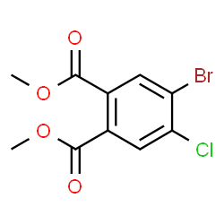 Dimethyl 4-bromo-5-chlorophthalate结构式