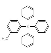 Benzene,1-methyl-3-(triphenylsilyl)- Structure