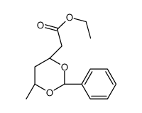 ethyl 2-[(2S,4S,6S)-6-methyl-2-phenyl-1,3-dioxan-4-yl]acetate Structure