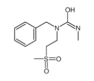 1-benzyl-3-methyl-1-(2-methylsulfonylethyl)urea结构式