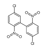 5,5'-Dichloro-2,2'-dinitrobiphenyl Structure
