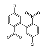 5,5'-Dichloro-2,2'-dinitrobiphenyl structure