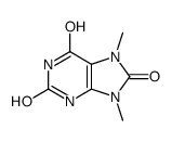 7,9-dihydro-7,9-dimethyl-1H-purine-2,6,8(3H)-trione结构式