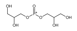 bis(2,3-dihydroxypropoxy)-oxophosphanium Structure