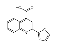 2-(2-Furyl)-4-quinolinecarboxylic acid structure