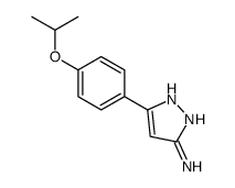 5-(4-propan-2-yloxyphenyl)-1H-pyrazol-3-amine Structure