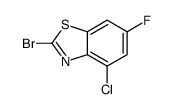 2-BROMO-4-CHLORO-6-FLUOROBENZOTHIAZOLE structure