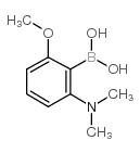 2-DIMETHYLAMINO-6-METHOXYPHENYLBORONIC ACID Structure