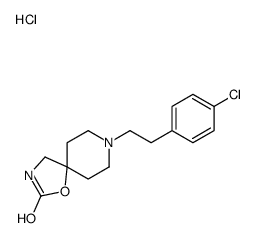 8-[2-(4-chlorophenyl)ethyl]-1-oxa-3,8-diazaspiro[4.5]decan-2-one,hydrochloride结构式