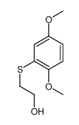 2-(2,5-dimethoxyphenyl)sulfanylethanol Structure