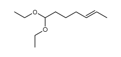 7,7-diethoxy-hept-2t-ene Structure