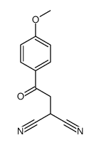 2-(2-(4-甲氧苯基)-2-氧亚基乙基)丙二腈结构式