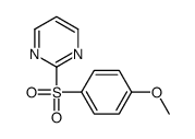 2-(4-methoxyphenyl)sulfonylpyrimidine Structure