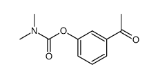3-acetylphenyl dimethylcarbamate Structure